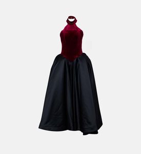 Velvet Satin Ballgown