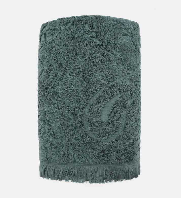 Fabric Embroidered Fringes Towel