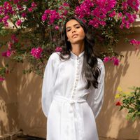 Classic Button Down Flared Dress