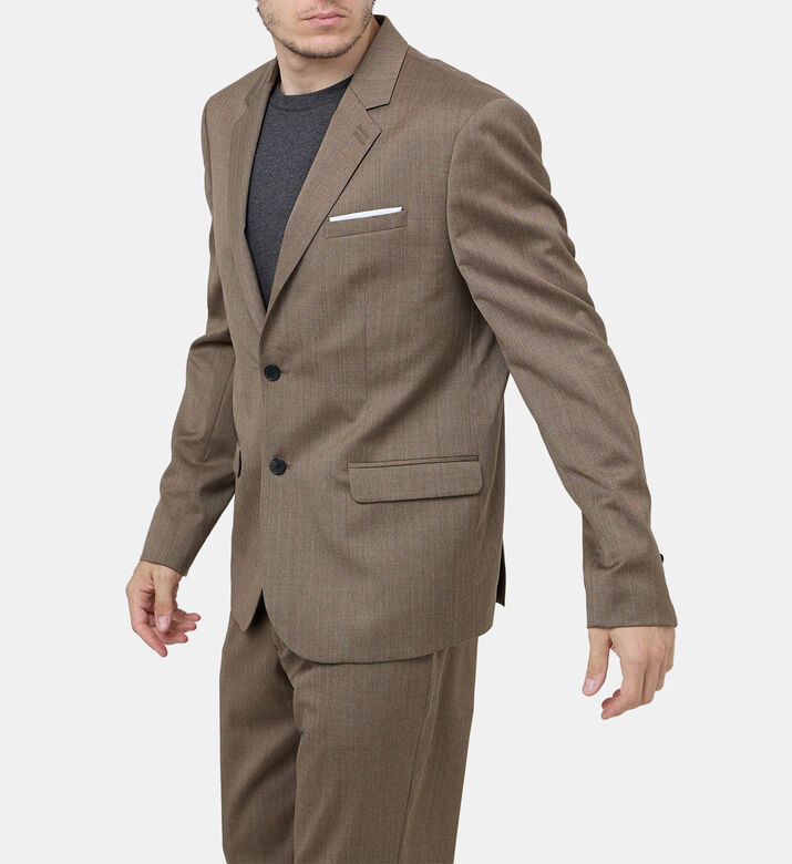 Wool Tailored-fit Suit Jacket