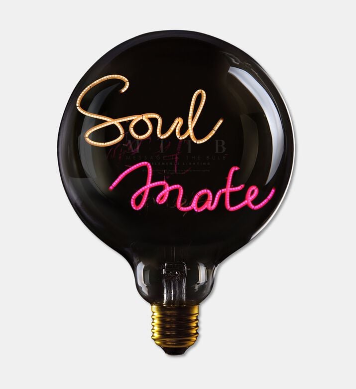 Message in the Bulb Soul Mate Led Bulb, Packshot View