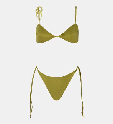 Caro High Cut Bikini Bottom