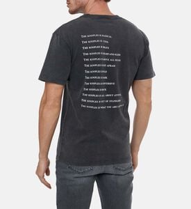 The Kooples Logo-print Vintage-wash T-shirt, Model View The Kooples Logo-print Vintage-wash T-shirt, Model View