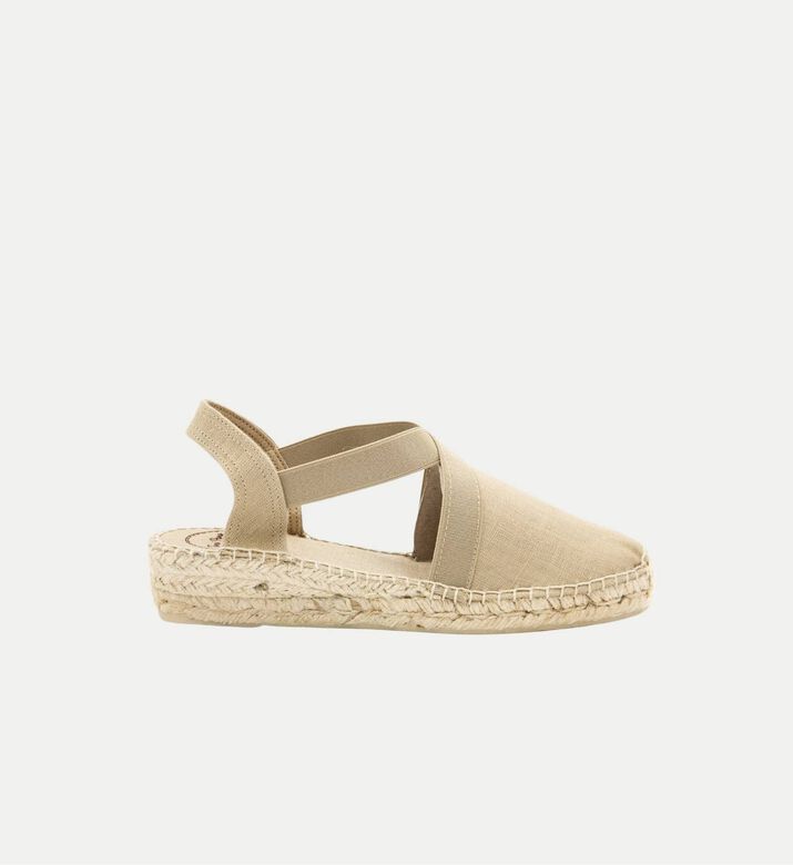 Toni Pons Verona Linen Comfort Wedge Espadrille, Grey, Eu-38, Packshot View