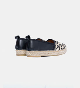 Flat Leather Espadrilles