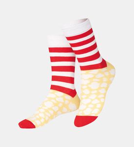 Popcorn-inspired Socks