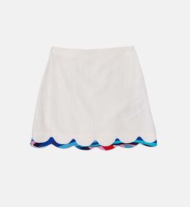 تنورة قصيرة بحافة صدفية