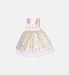 Floral Embroidered Tulle Dress Floral Embroidered Tulle Dress