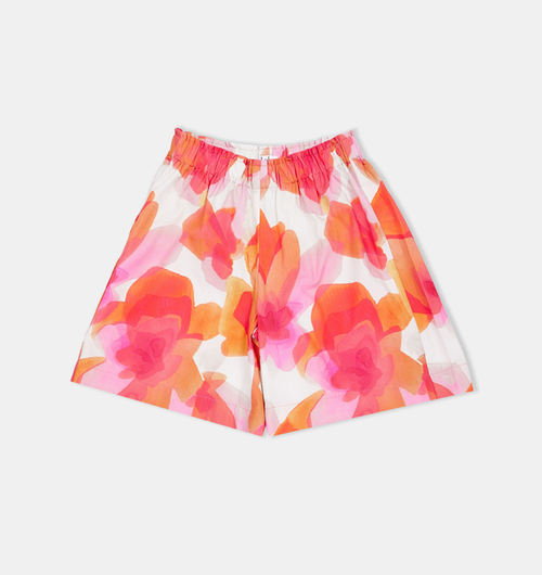 Cotton Floral-print Bermuda Shorts