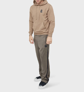 Klein Cotton Patch Hooded Sweatshirt
