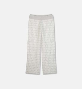 Jacquard Pattern Knitted Trousers