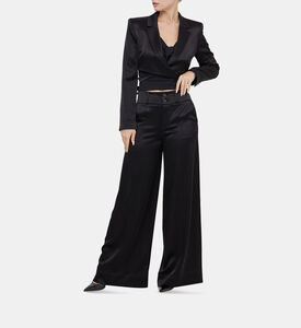 Leone Cropped Wrap Blazer