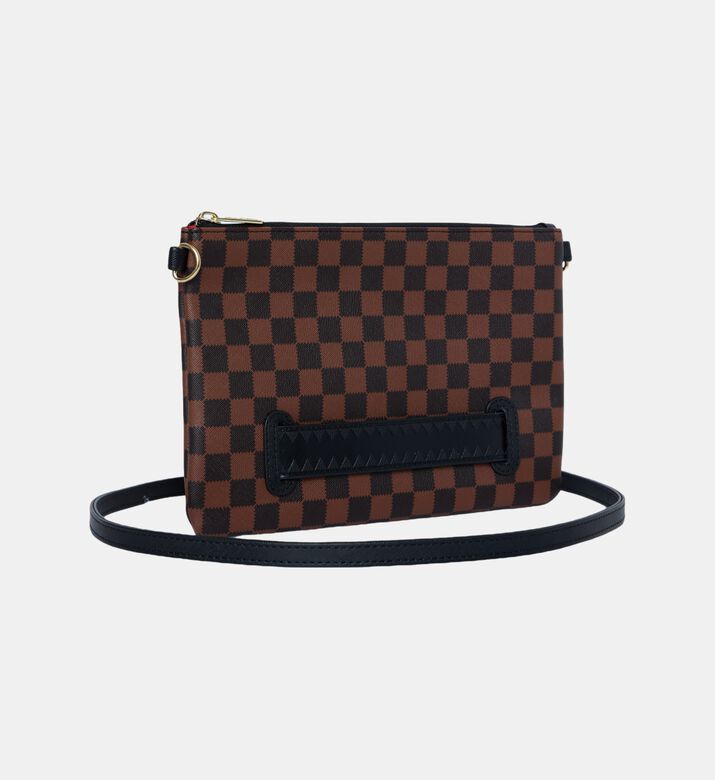 حقيبة يد صغيرة دريب تشيك كروس أوفر بفم قرش