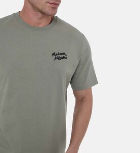 تيشيرت قطن بياقة دائرية وأكمام قصيرة