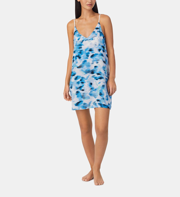 V-neck Short Chemise Robe Set