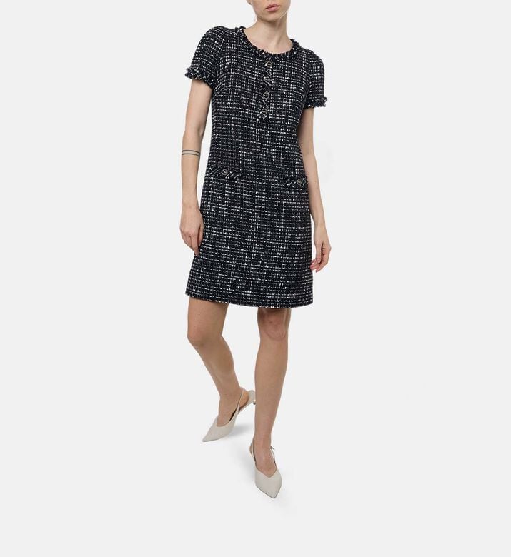 Weill Tweed Button-down Mini Dress, Model View Weill Tweed Button-down Mini Dress, Model View