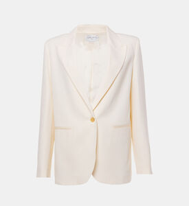 Matt Satin Single Button Blazer