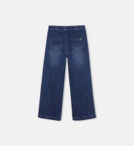 Denim Wide-leg Pants