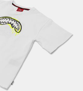 Sprayground Graffiti Graphic Short-sleeve T-shirt, White, 16y, Packshot View