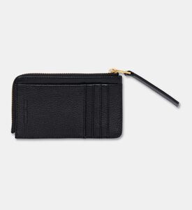 Zadig et Voltaire Leather Flap Pocket Card Holder, Gold, Packshot View