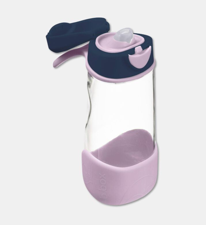 B.Box Indigo Flip-top Sports Bottle, Indigo, Packshot View