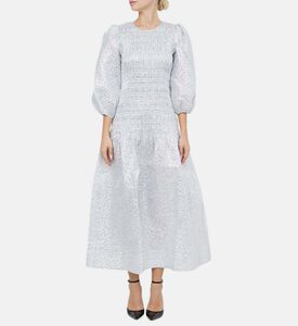 Peau D Ane Smocked Midi Dress Peau D Ane Smocked Midi Dress