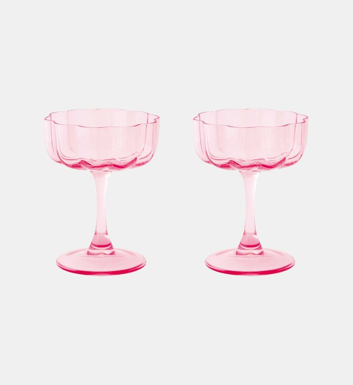 Colored Glass 2-piece Glasses Set