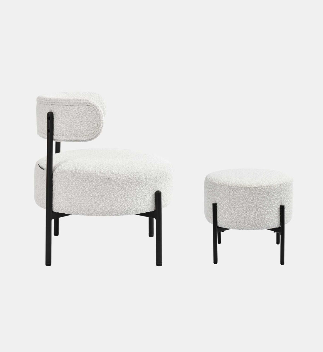 Lounge chair online and footstool
