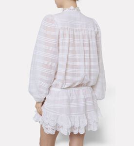 Isabel Marant Embroidered Eyelet Lace Mini Dress, Model View