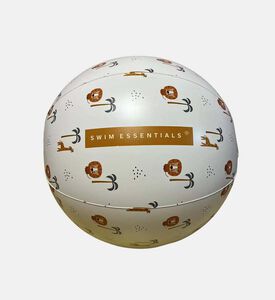 كرة شاطئ بطبعة أسد وغابة