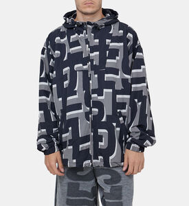 Monogram-print Hooded Windbreaker Monogram-print Hooded Windbreaker