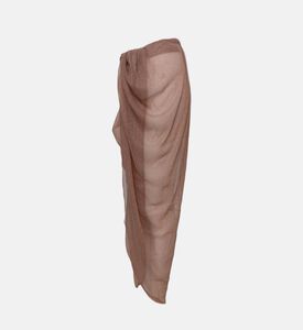 Fern Long Sheer Wrap Cover-up Skirt