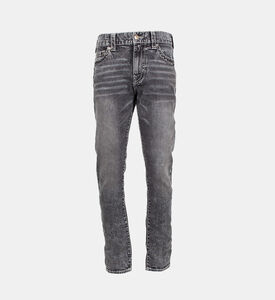 Washed 5-pockets Denim Pants Washed 5-pockets Denim Pants