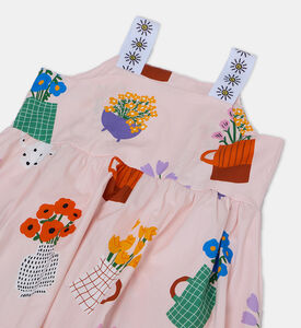 Girl Happy Rainbow Printed Dress