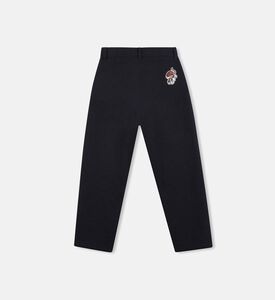 بنطال سيريموني قطن بشعار