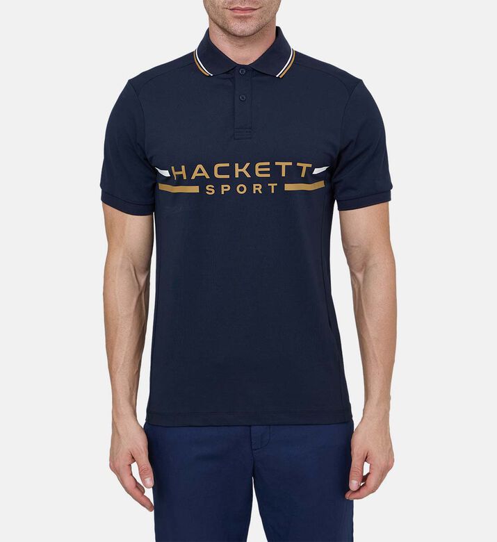 Oversized Logo-print Polo Shirt