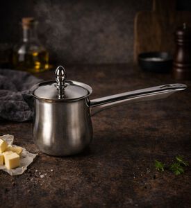 Home Deco and More Stainless Steel Coffee Warmer, Silver, 7-oz, Packshot View