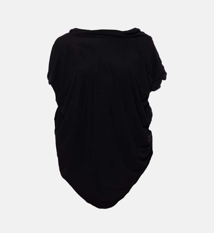 تيشيرت غير متماثل بكتفين مكشوفين