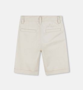 Welt Pockets Folded Hem Shorts