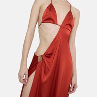 V-neck Sleeveless Dress
