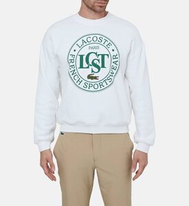Loose-fit Printed Fleece Sweatshirt