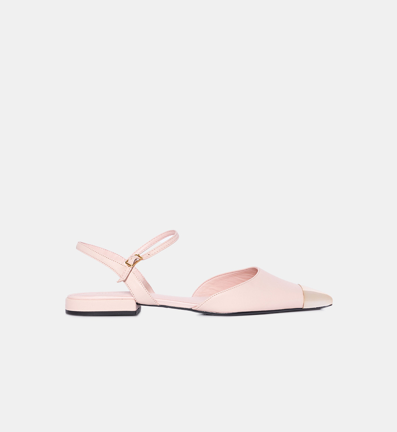 Pointed Toe Leather Sandals
