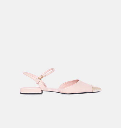 Pointed Toe Leather Sandals