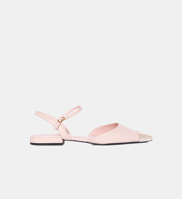 Pointed Toe Leather Sandals