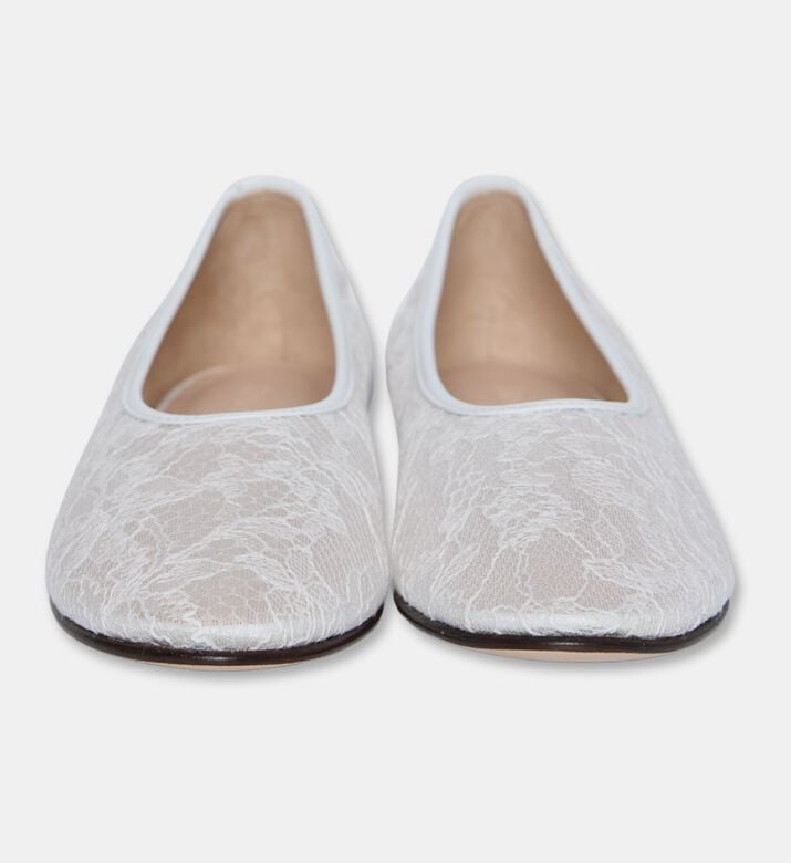 Atana Floral Lace Mesh Ballerinas, Packshot View