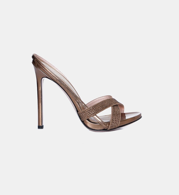 صندل كريسي بأحجار الراين بسير خلفي مفتوح