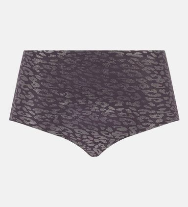 Leopard-print High-waisted Briefs