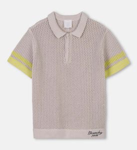 Embroidered Logo Knitted Polo
