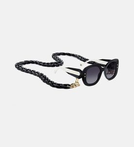 نظارات شمسية بسلسلة بنقشة صدف السلحفاة 53