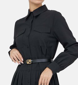 Handmade Pleats Chemise Dress